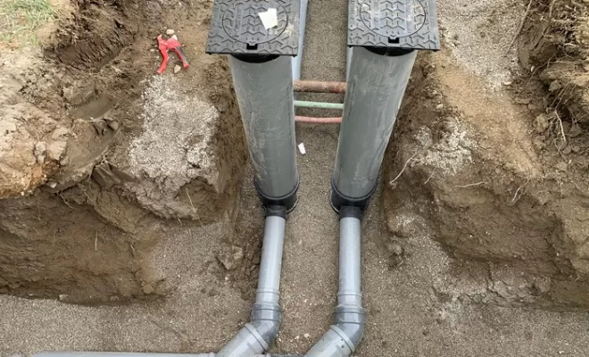 Travaux d'assainissement, Mées, Alpes Terrassement